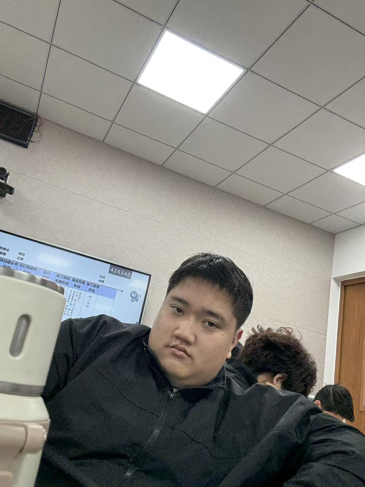 Classroom Desk Candid Portrait